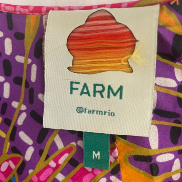 Farm Rio Macaw Print Puff Sleeve Dress - Picture 5 of 5